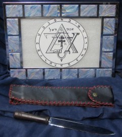 DAGA ATHAME METAL Y MADERA EBANO